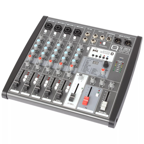 Audio mix 6fx mixer - q-audio, q-mix