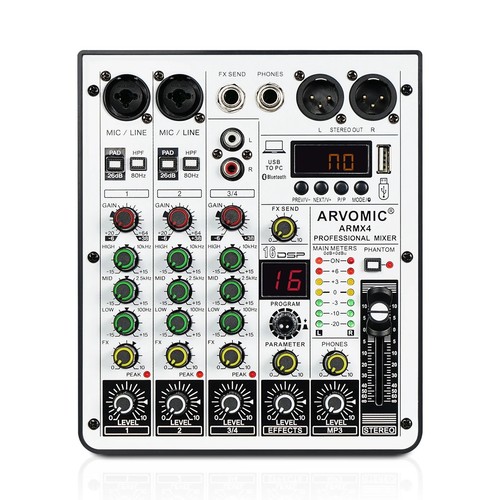 Mixer audio canali arvomic - mixer, canali,