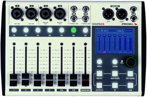 Proel digipad8 mixer digitale - proel,